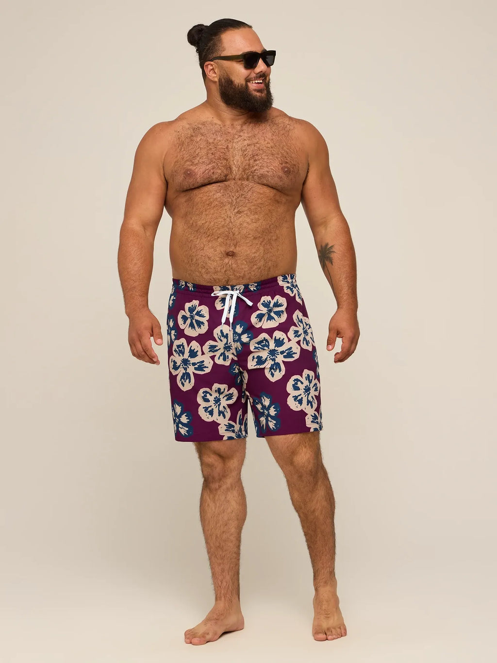 The Berry Botanica 7" (Classic Lined Swim Trunk)