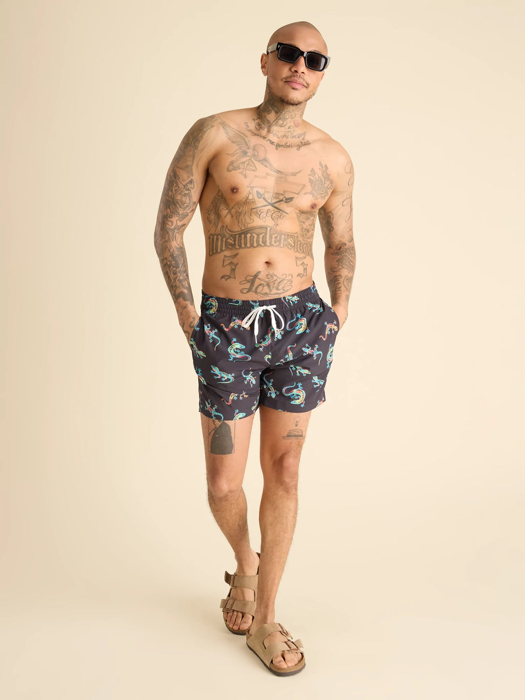 The Blizzard O' Lizards 5.5" (Classic Lined Swim Trunk)