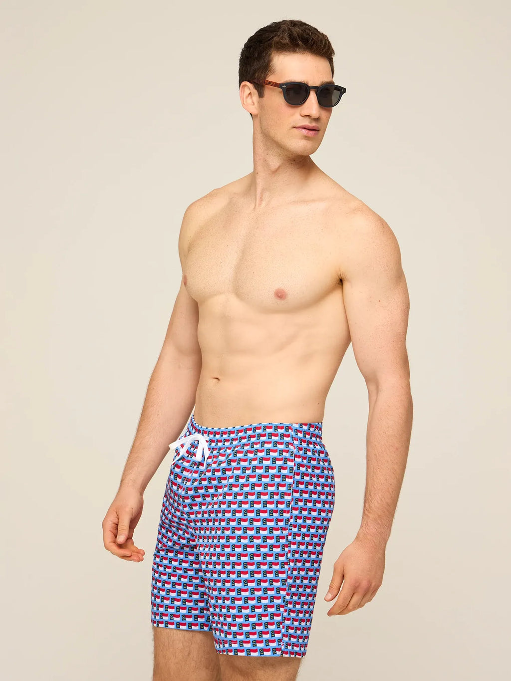 The Blue Ridge Bliss 7" (Classic Lined Swim Trunk)