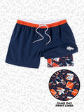 The Secret Broncos 5.5" (Classic Lined Swim Trunks)