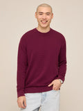 The Burgundy (Close-Knit Crewneck)
