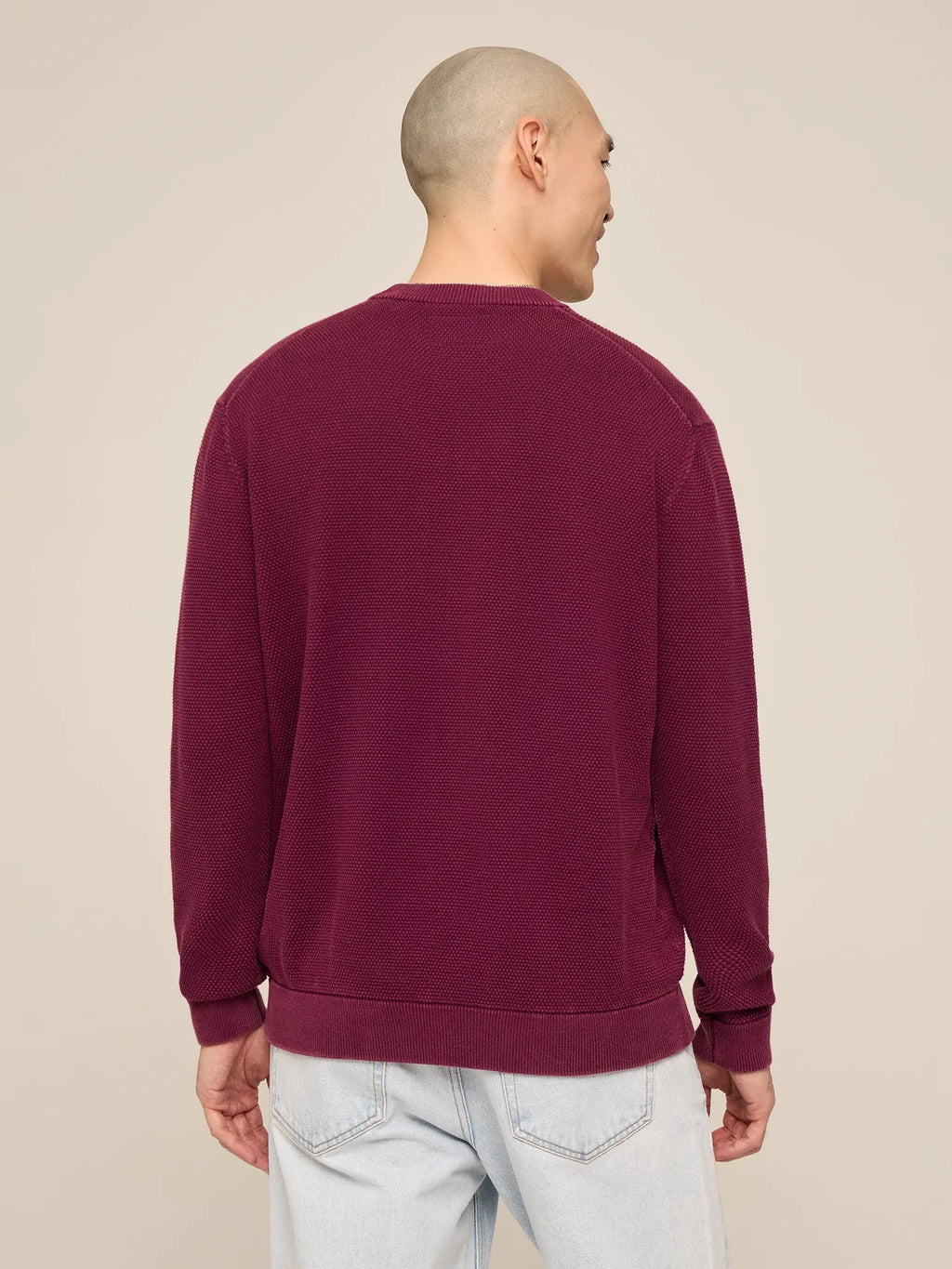 The Burgundy (Close-Knit Crewneck)