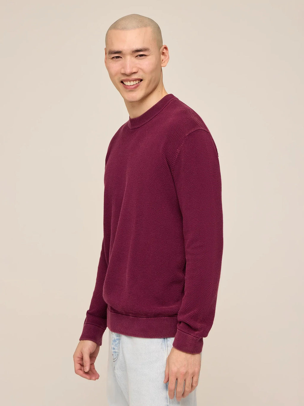 The Burgundy (Close-Knit Crewneck)