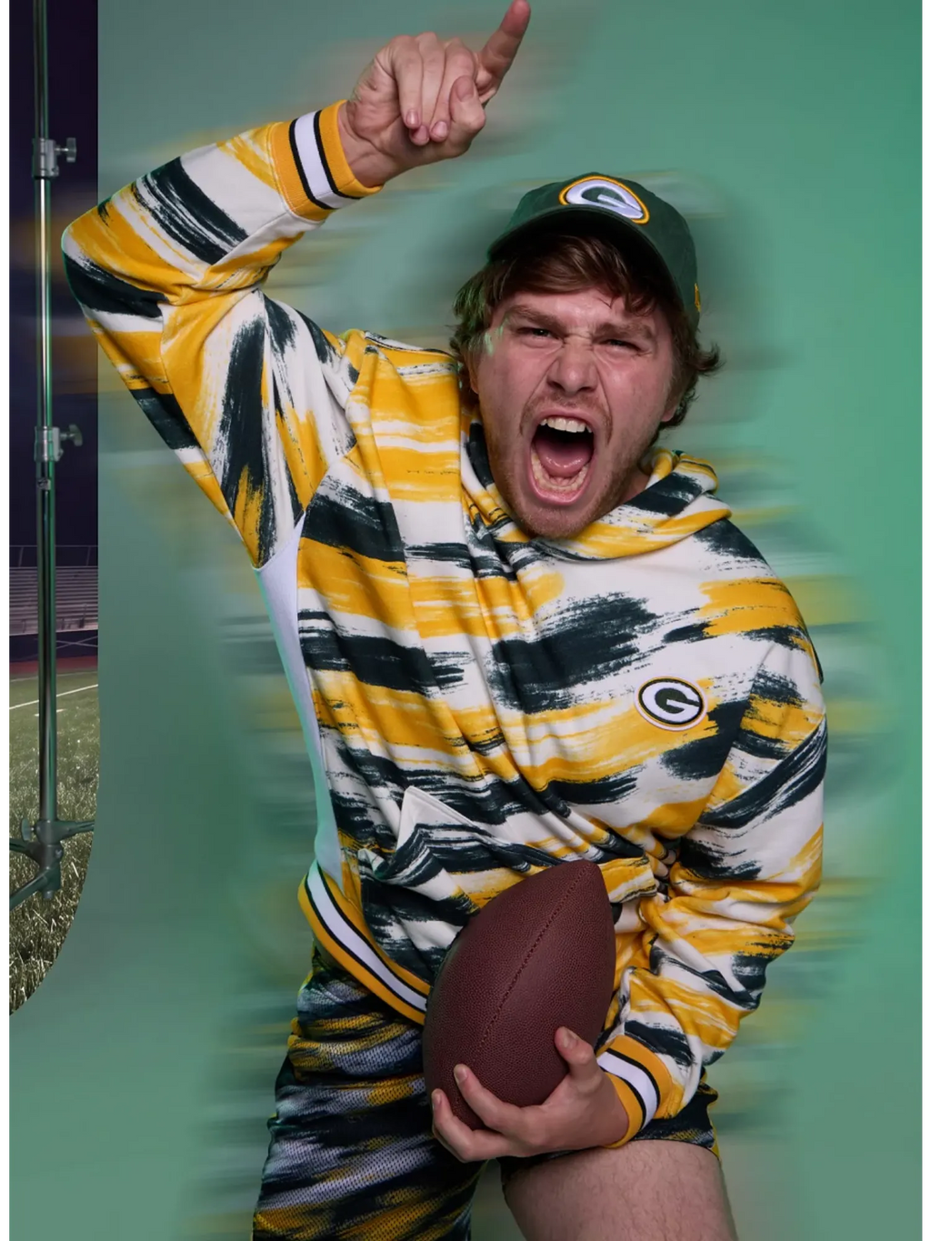 The Color Blitz Packers (Comfort Hoodie)
