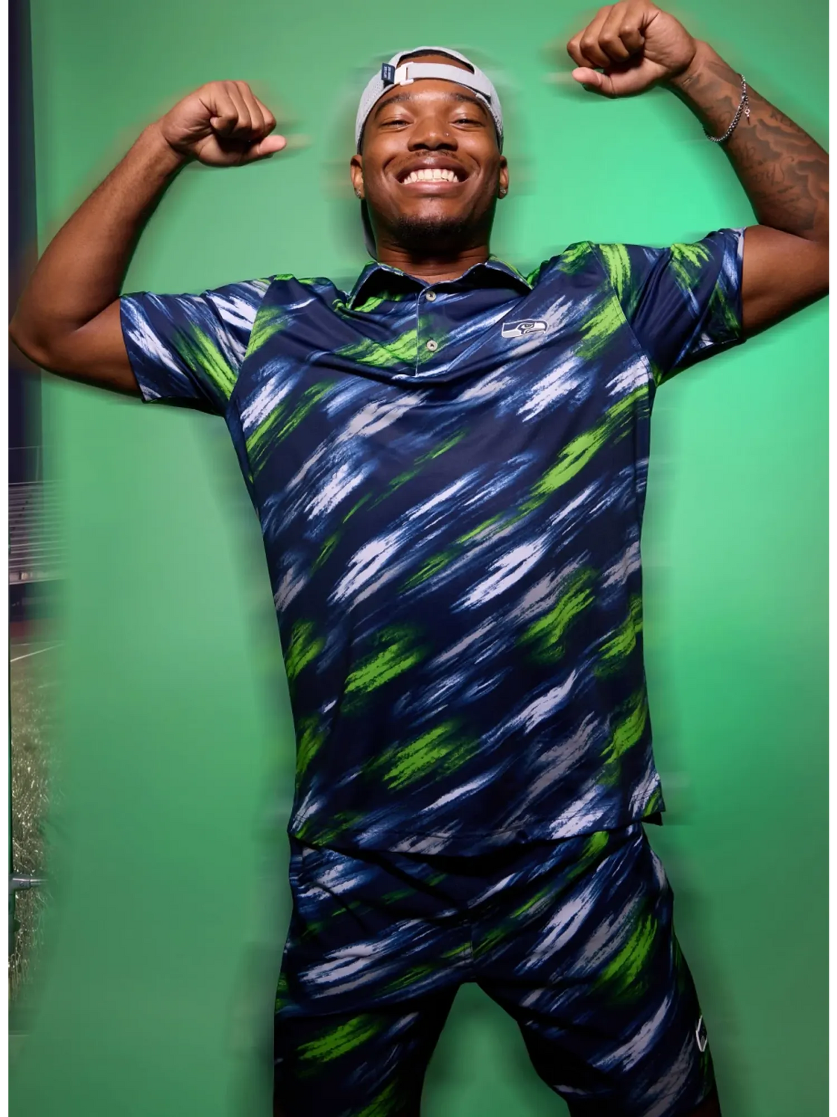 The Color Blitz Seahawks (Polo)