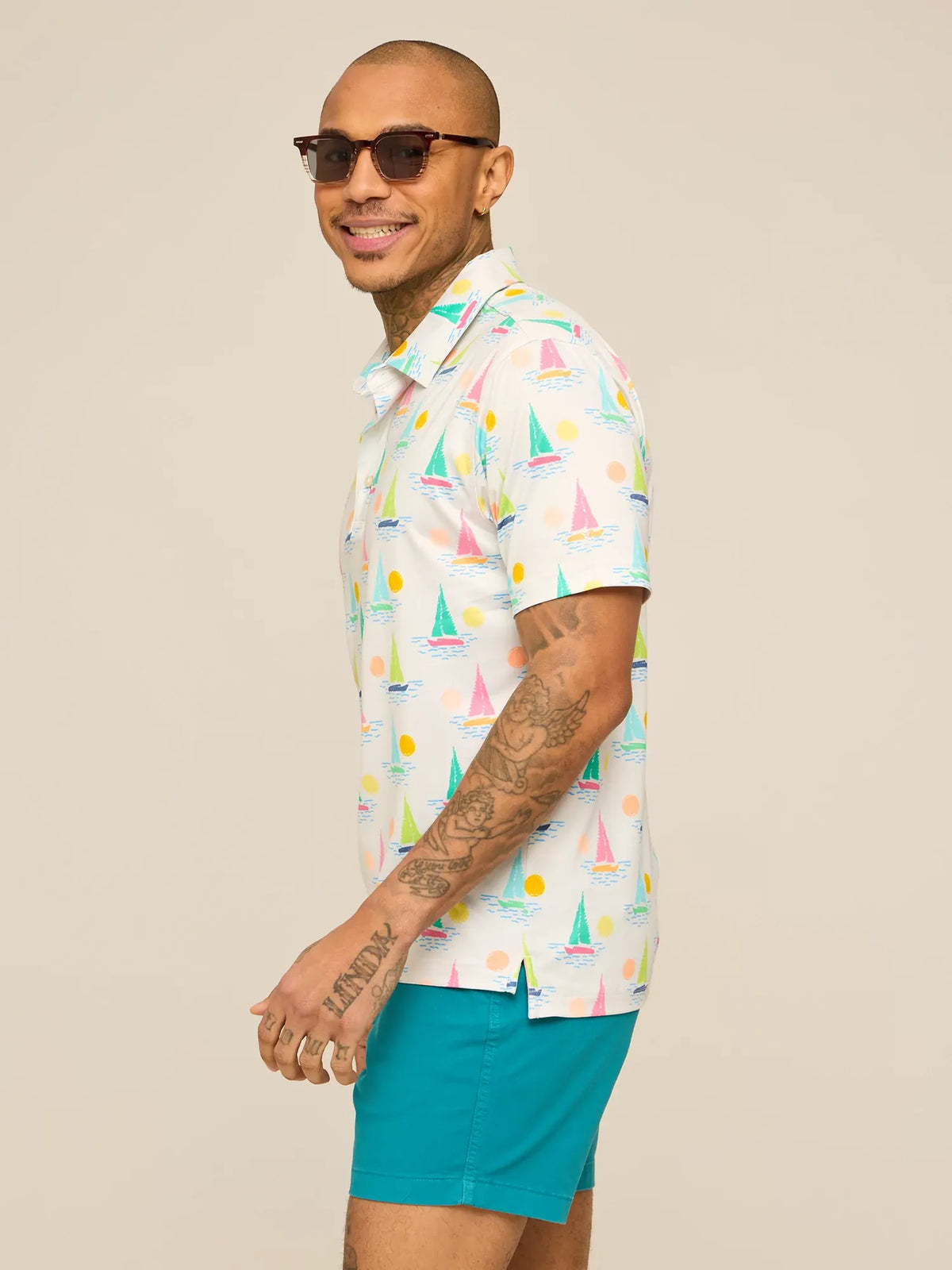 The Come Sail Away (Performance Polo)- White