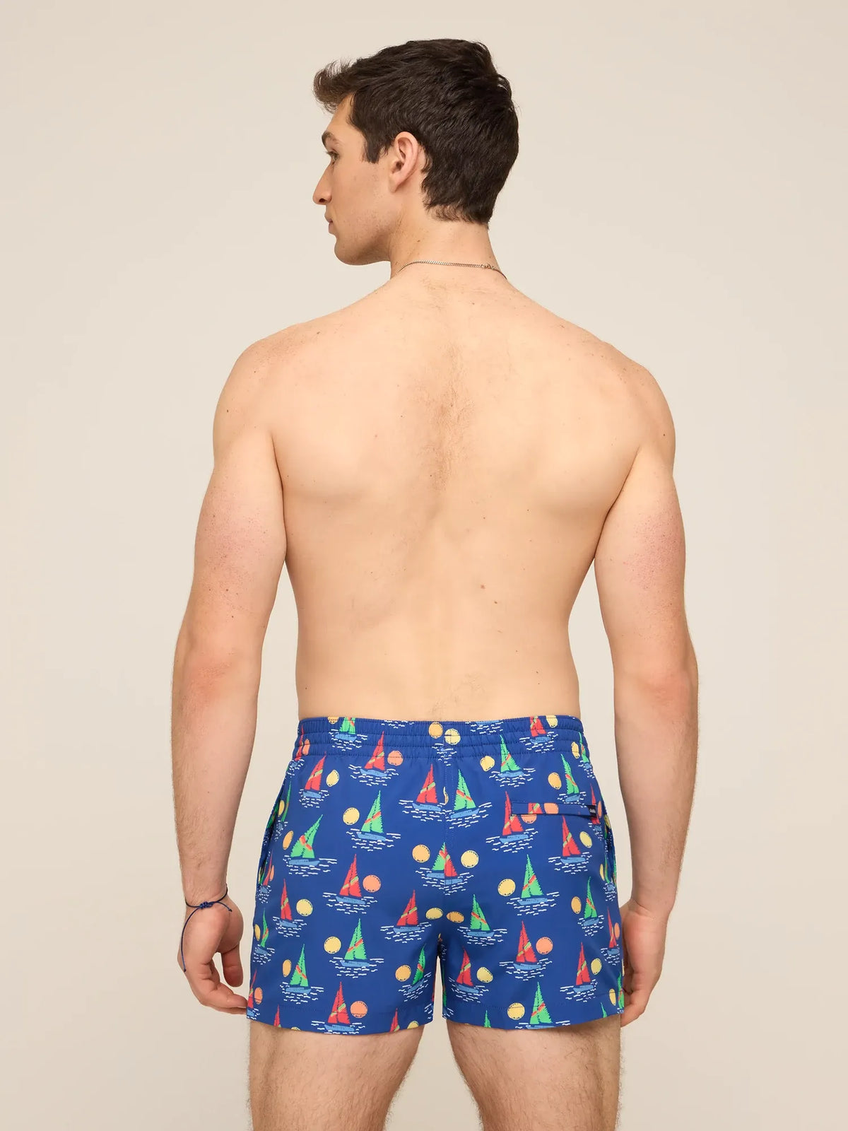 The Come Sail Aways 4" (Classic Lined Swim Trunk)