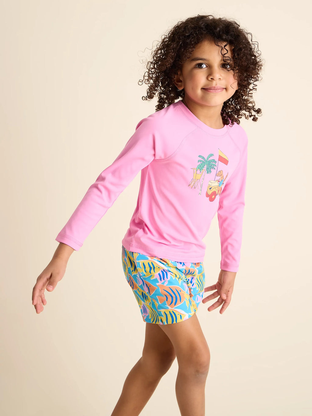 The Dino Racers (Toddler Rashguard)