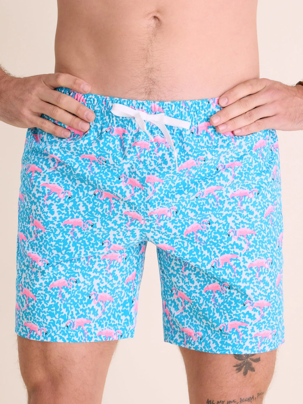 The Domingos Are For Flamingos 7"  (Classic Swim Trunk)