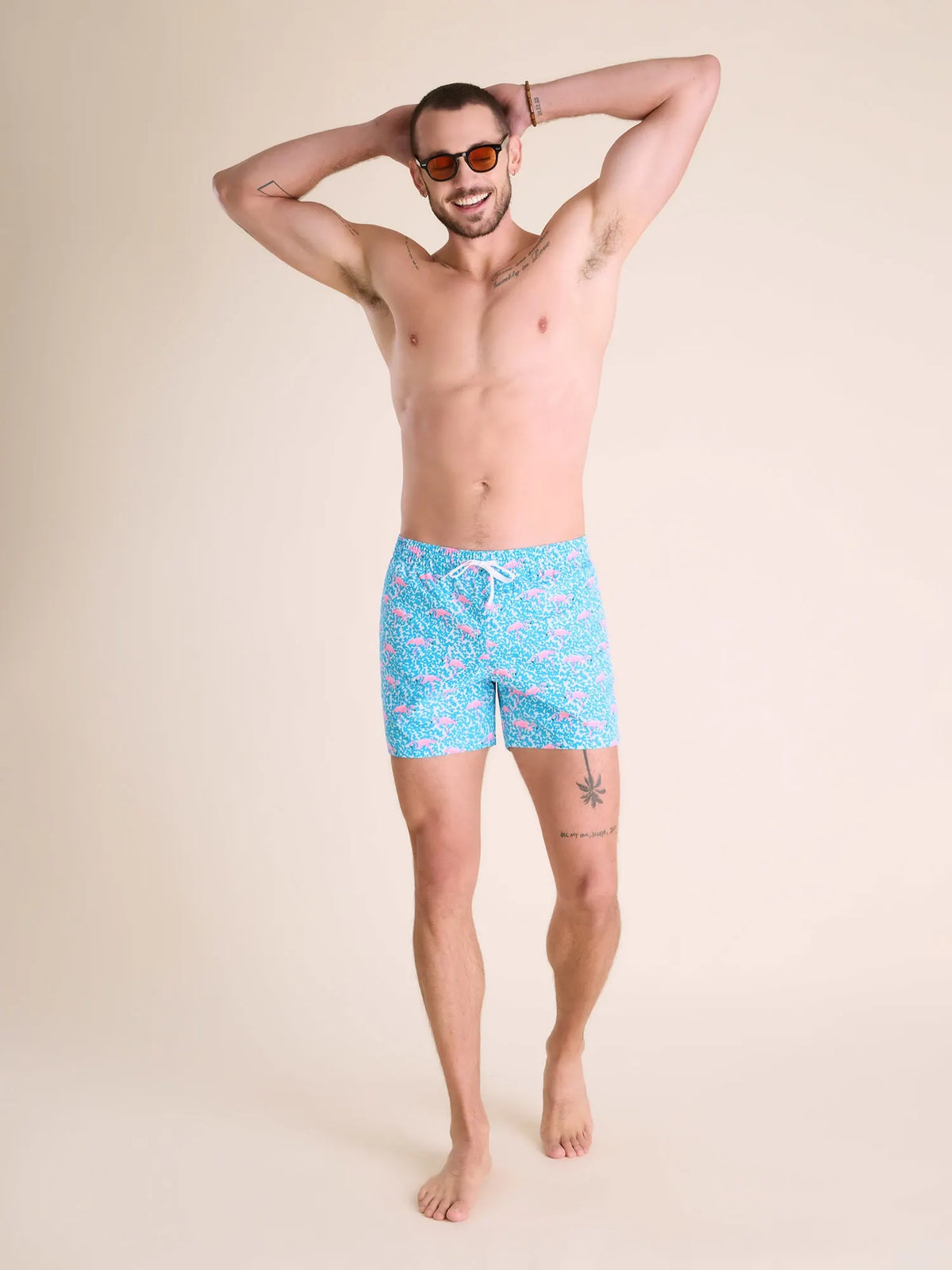 The Domingos Are For Flamingos 5.5" (Classic Swim Trunk)