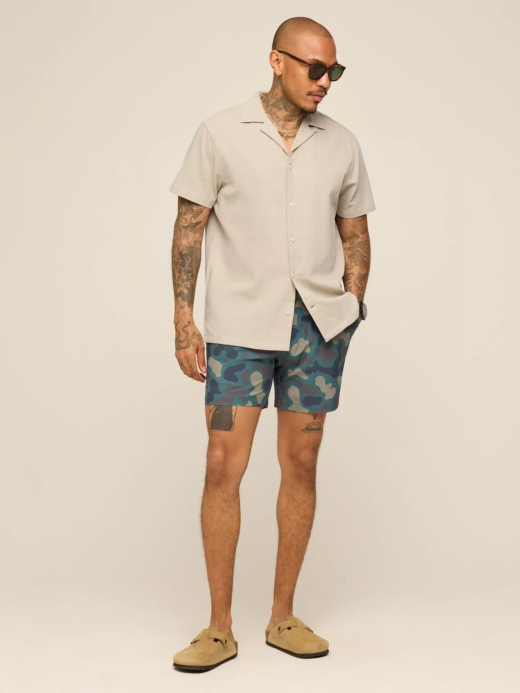 The Duck & Covers 6" (Everywear Performance Short)- Dark Green