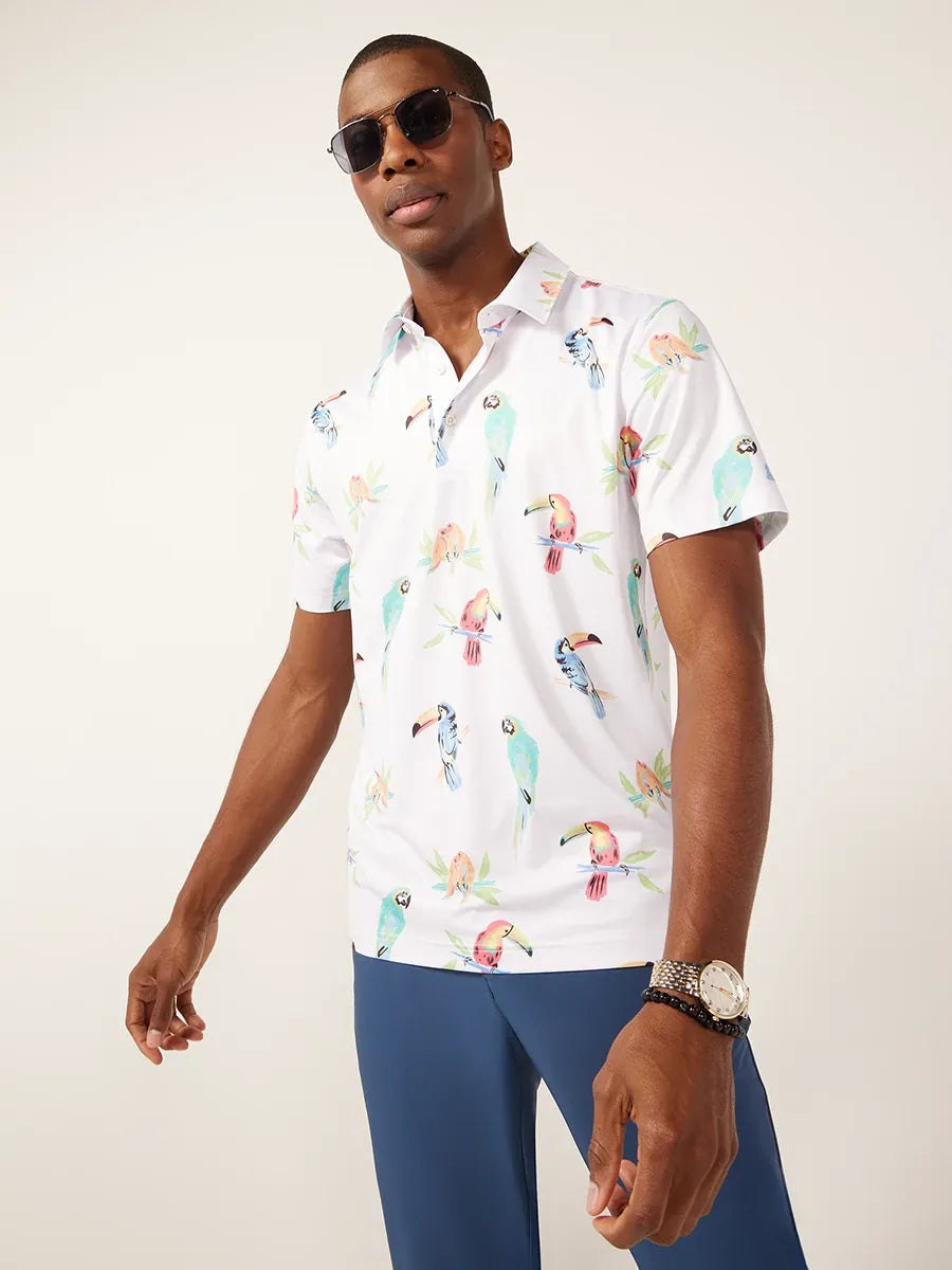 The Dude Where's Macaw (Performance Polo)