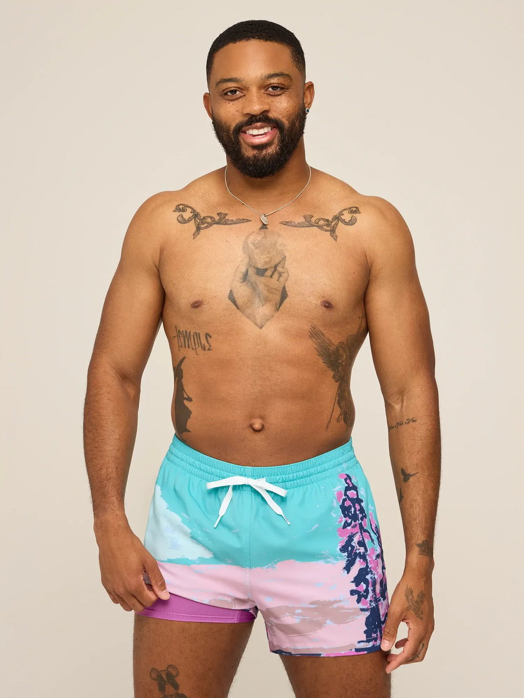 The Electric Dusks 4" (Classic Lined Swim Trunk)