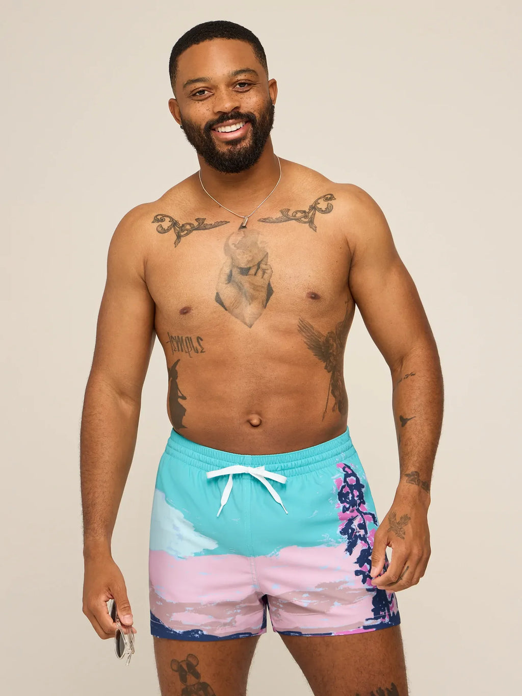 The Electric Dusks 4" (Classic Lined Swim Trunk)