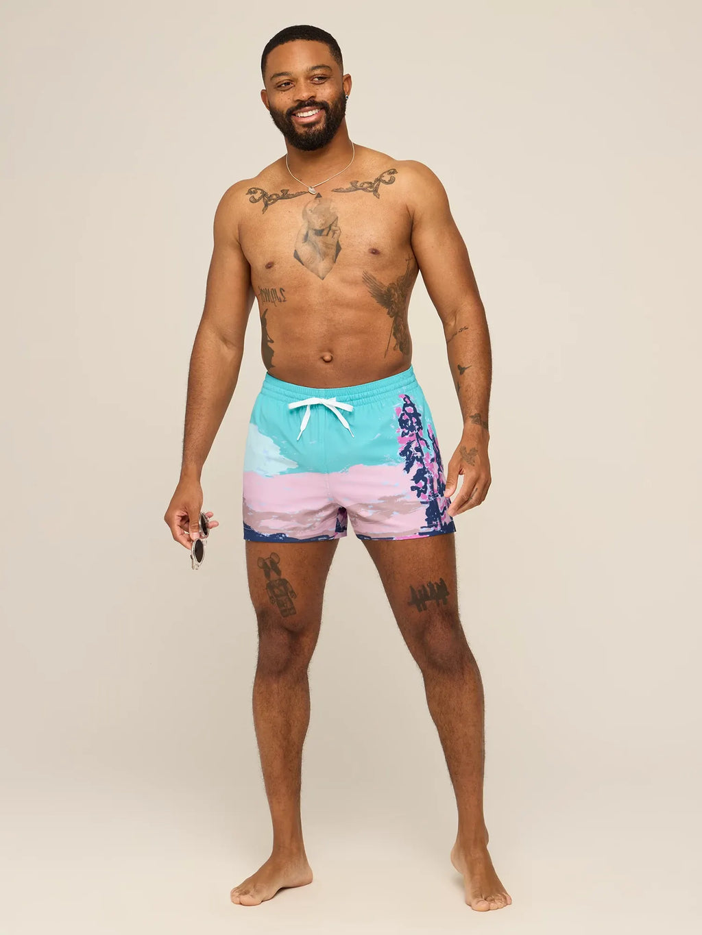 The Electric Dusks 4" (Classic Lined Swim Trunk)