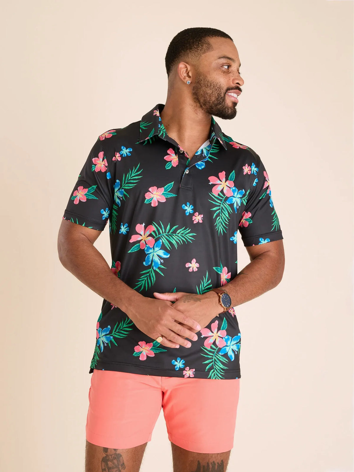 The Electric Flowers (Performance Polo)