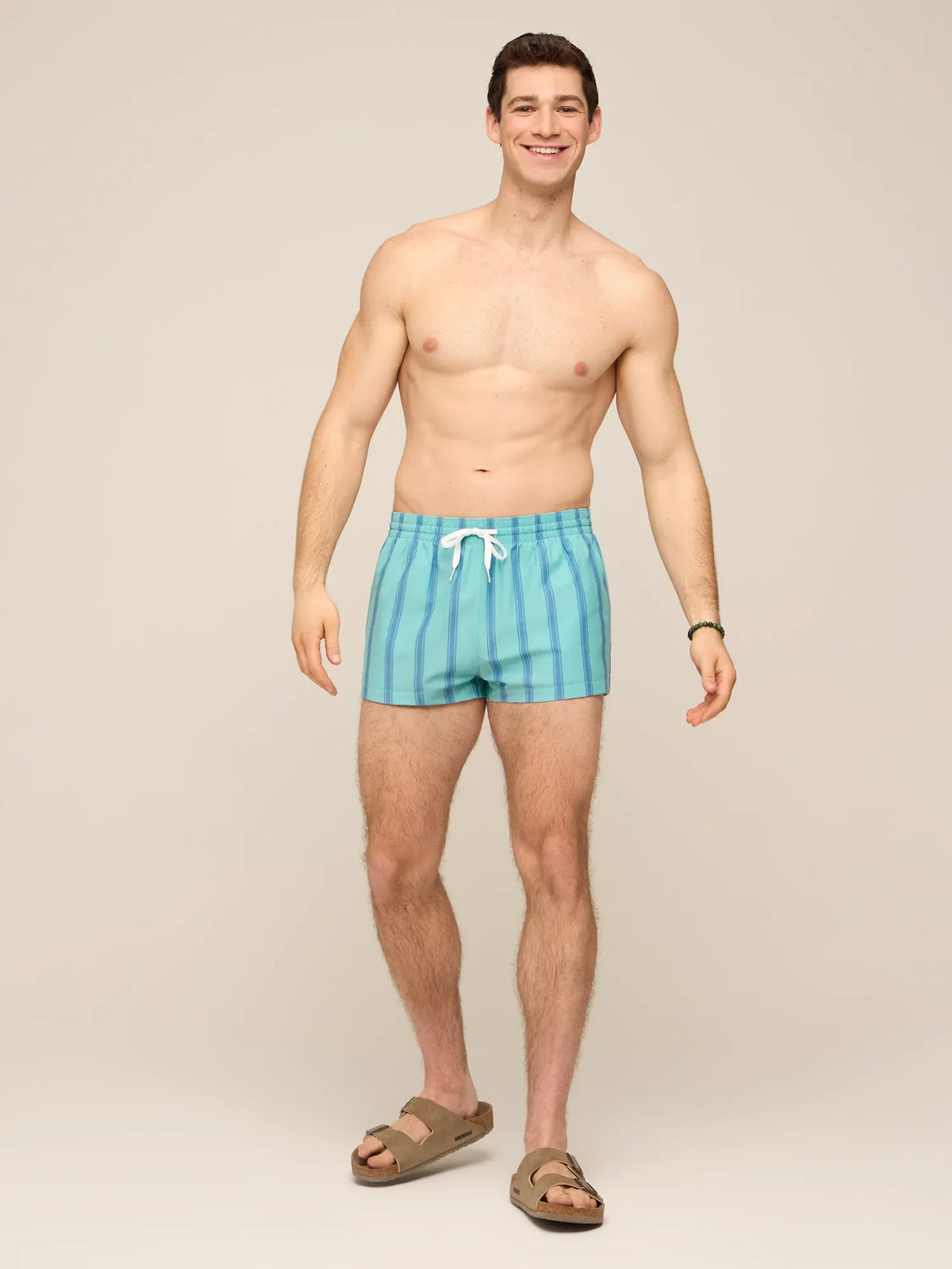 The Everpine Stripes 2" (Classic Lined Swim Trunk)