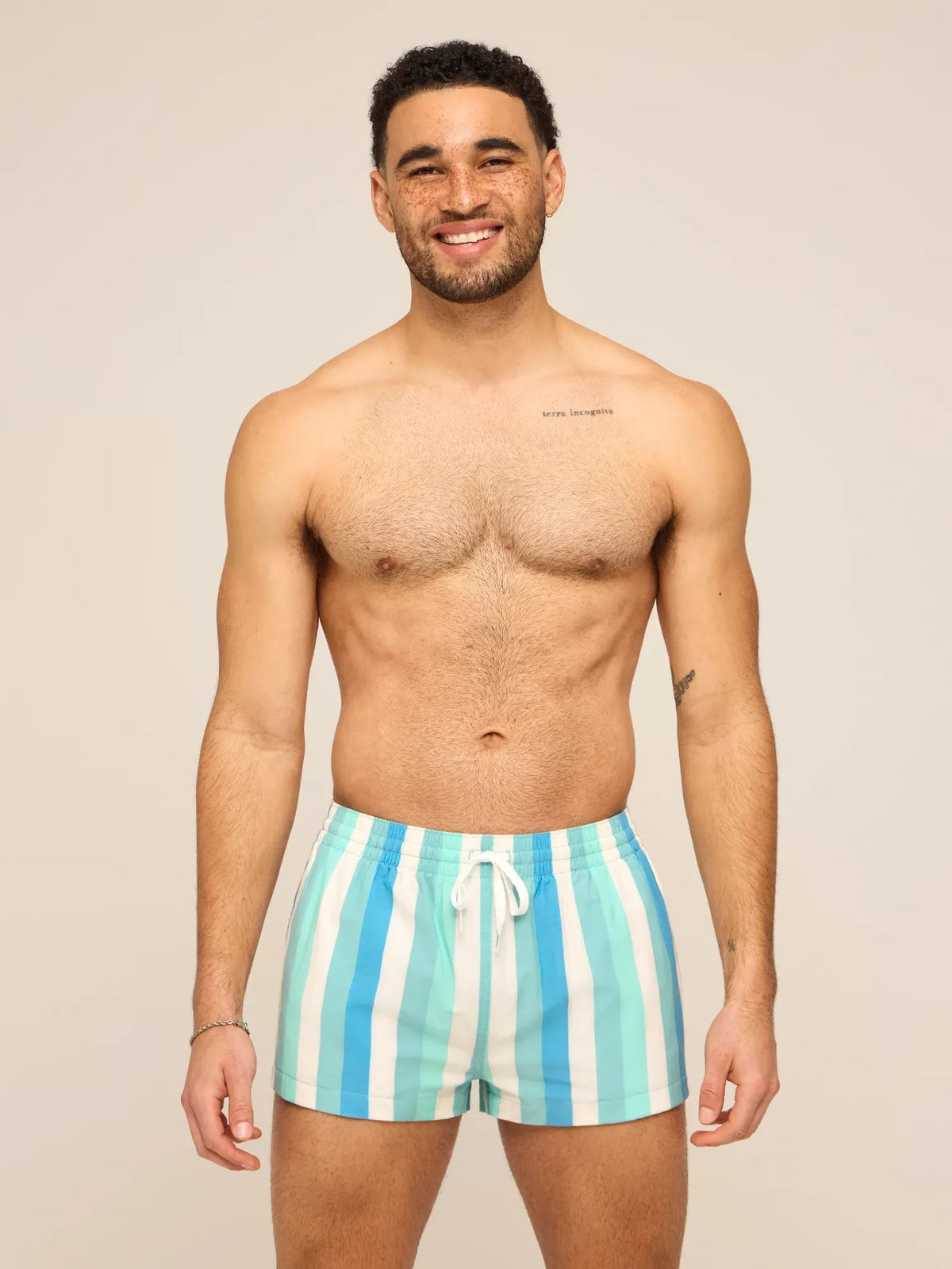 The Eversea Stripes 2" (Classic Lined Swim Trunk)