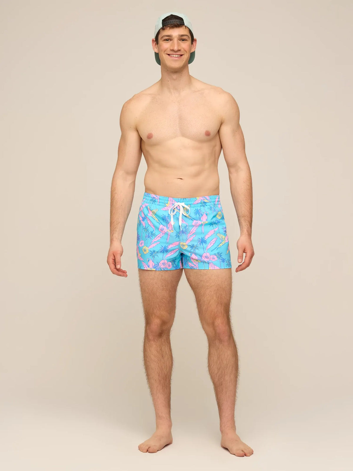 The Flock Parties 4" (Classic Lined Swim Trunk)