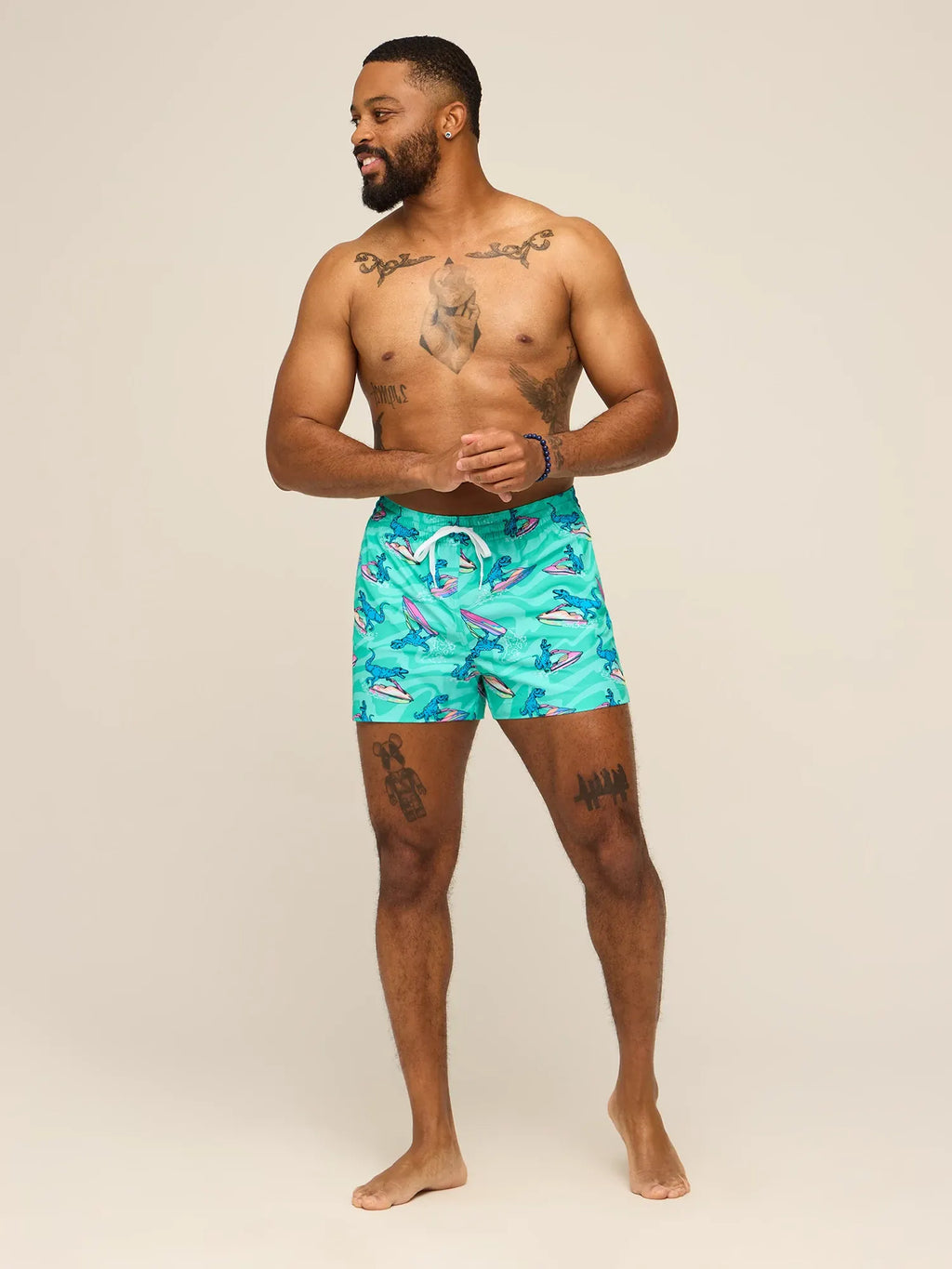The Fossil Fuels 4" (Classic Lined Swim Trunk)