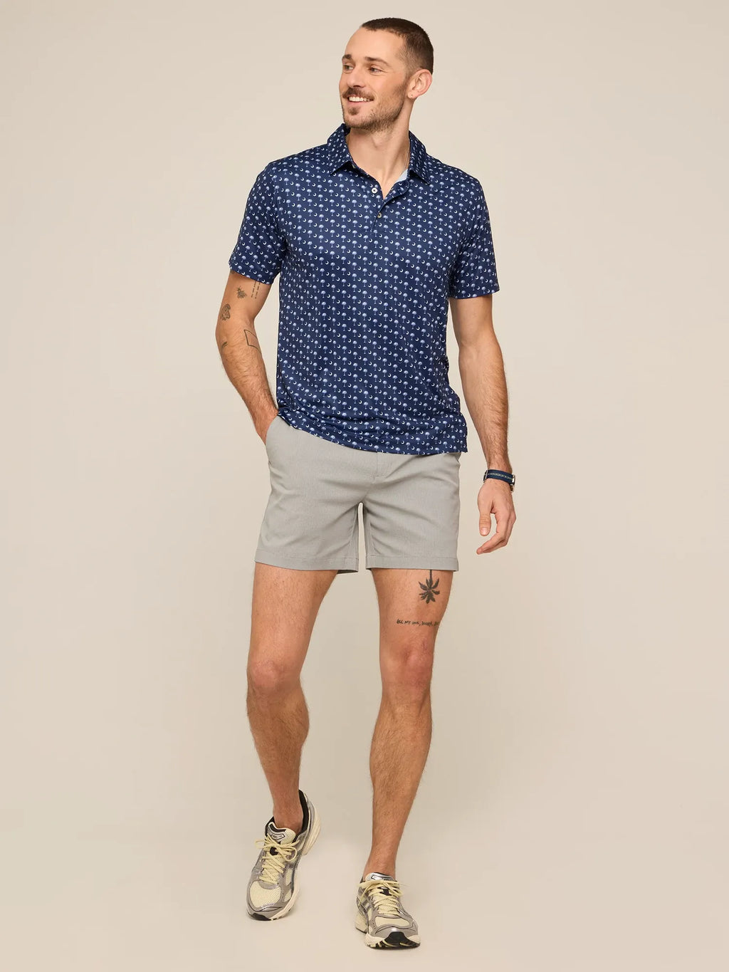 The Goodnight Palmetto Moon (Performance Polo)