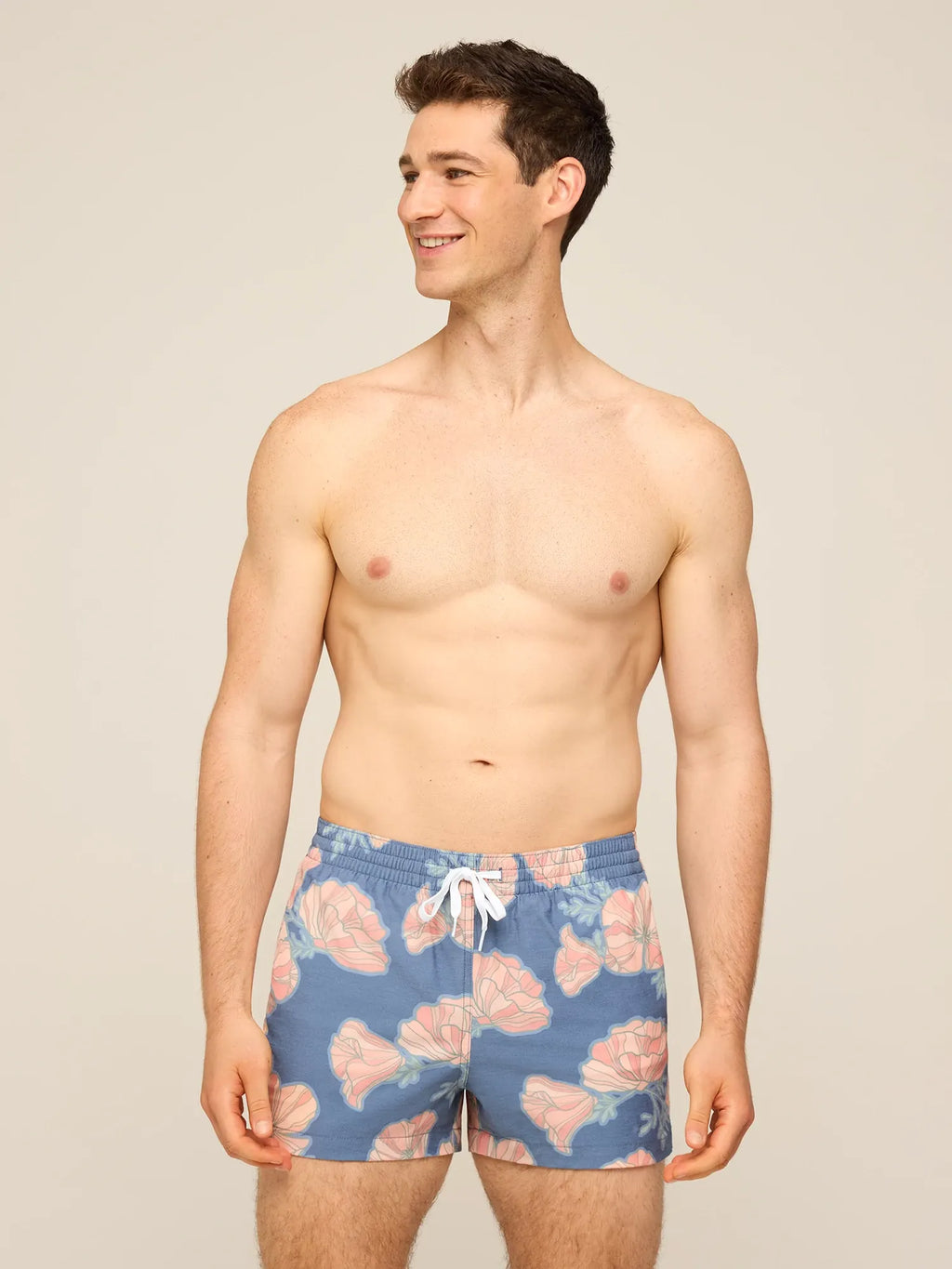 The Great Grand Poppy 4" (Classic Lined Swim Trunk)