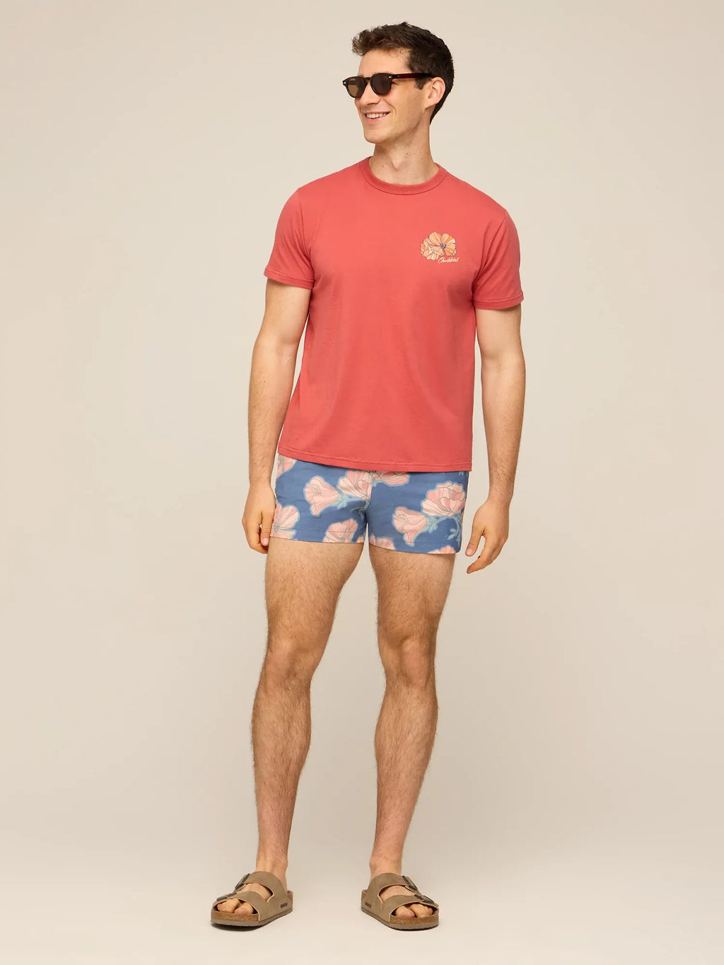 The Great Grand Poppy 4" (Classic Lined Swim Trunk)