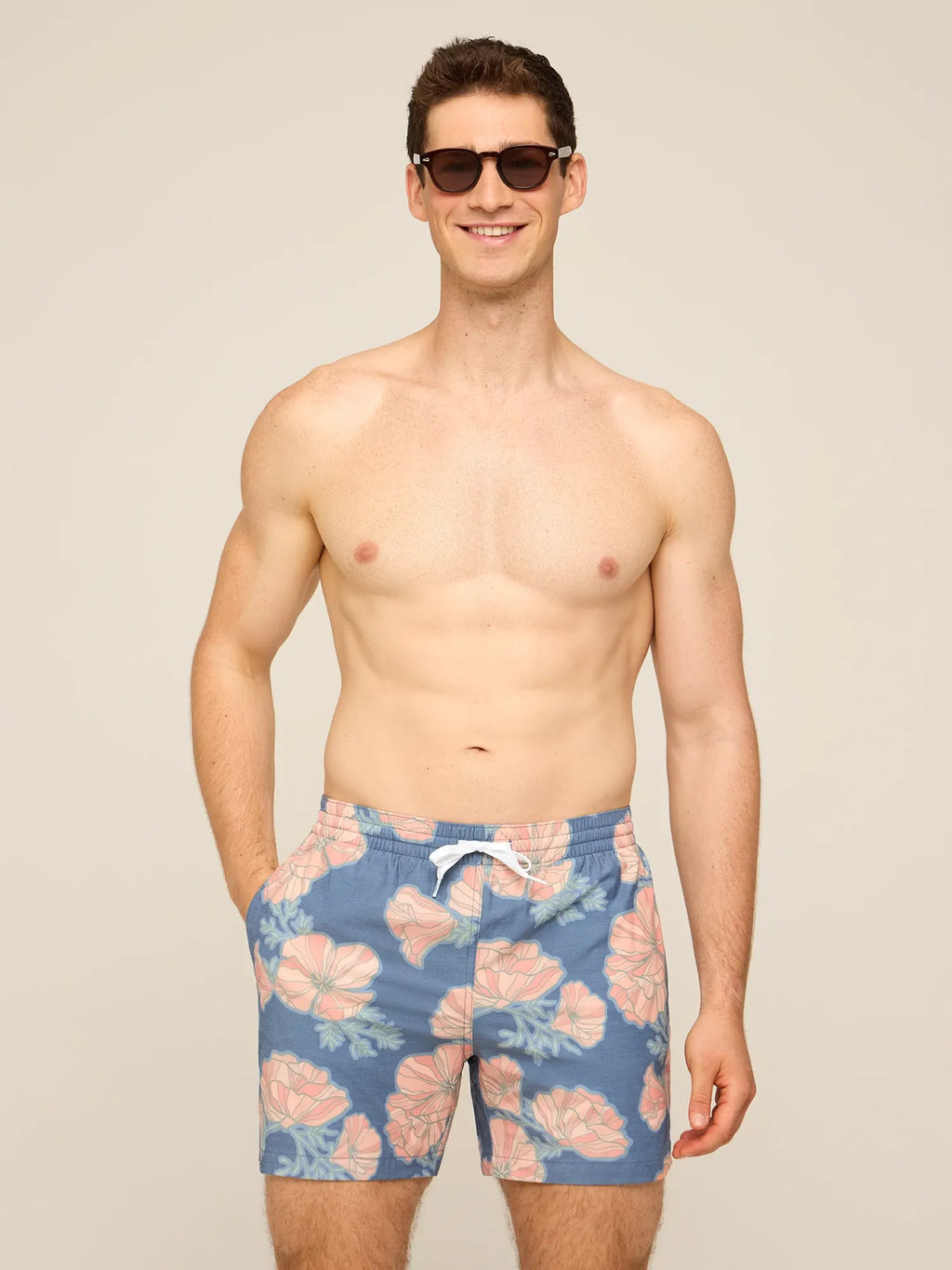 The Great Grand Poppy 5.5" (Classic Lined Swim Trunk)