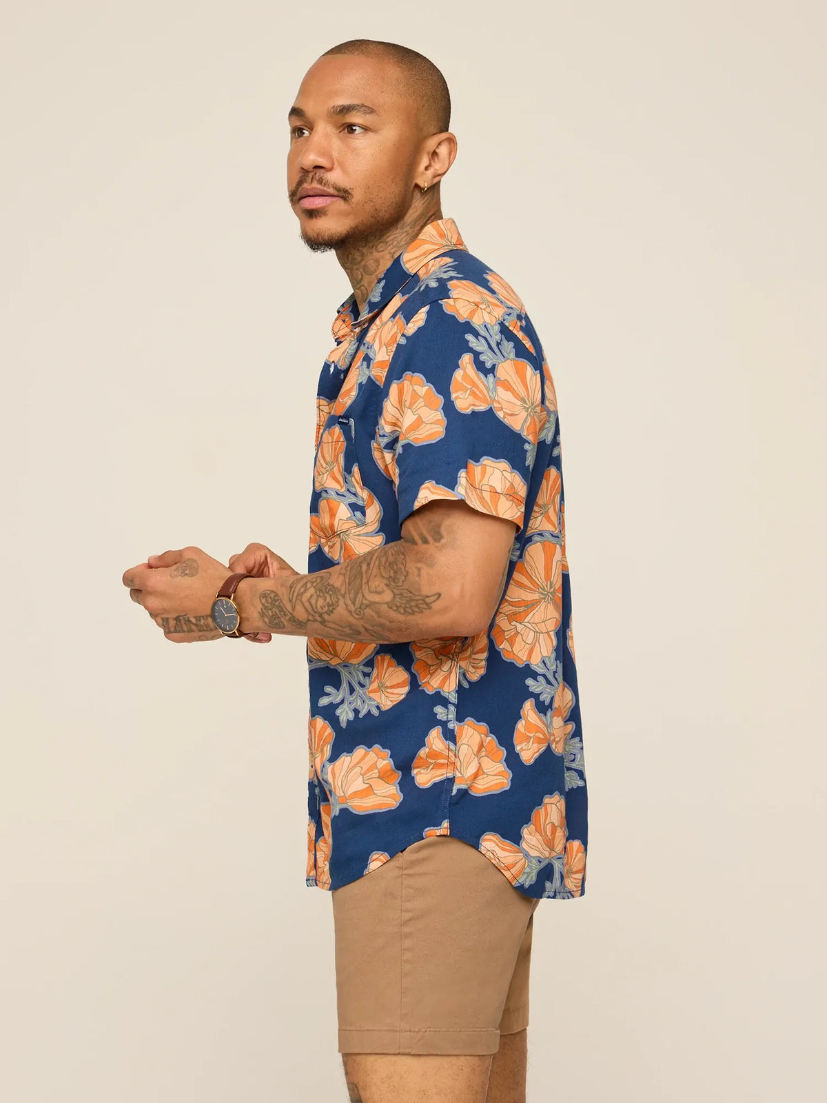 The Great Grand Poppy (Resort Weave Friday Shirt)