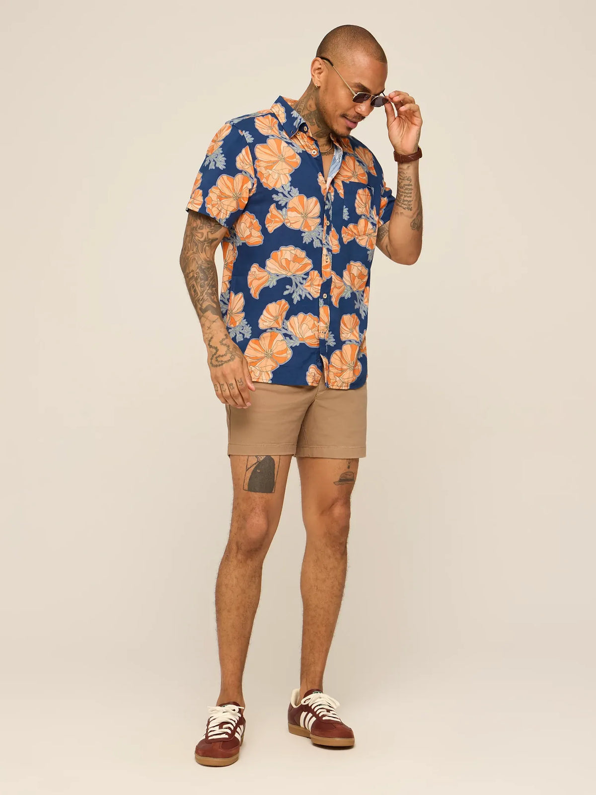 The Great Grand Poppy (Resort Weave Friday Shirt)