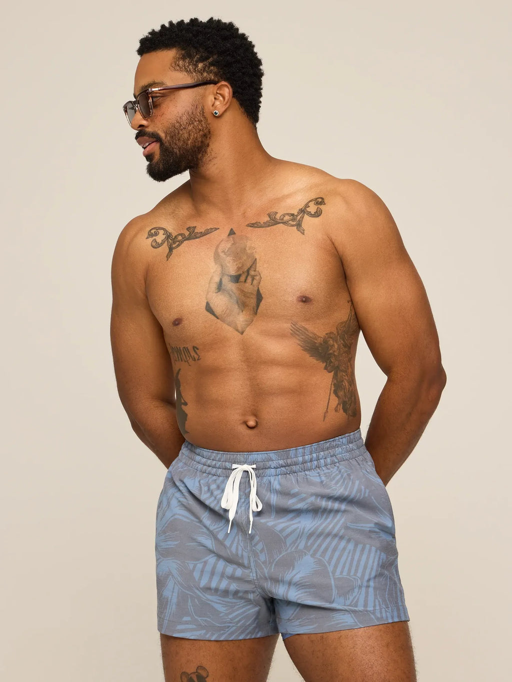 The Indigo Crazies 4" (Classic Lined Swim Trunk)