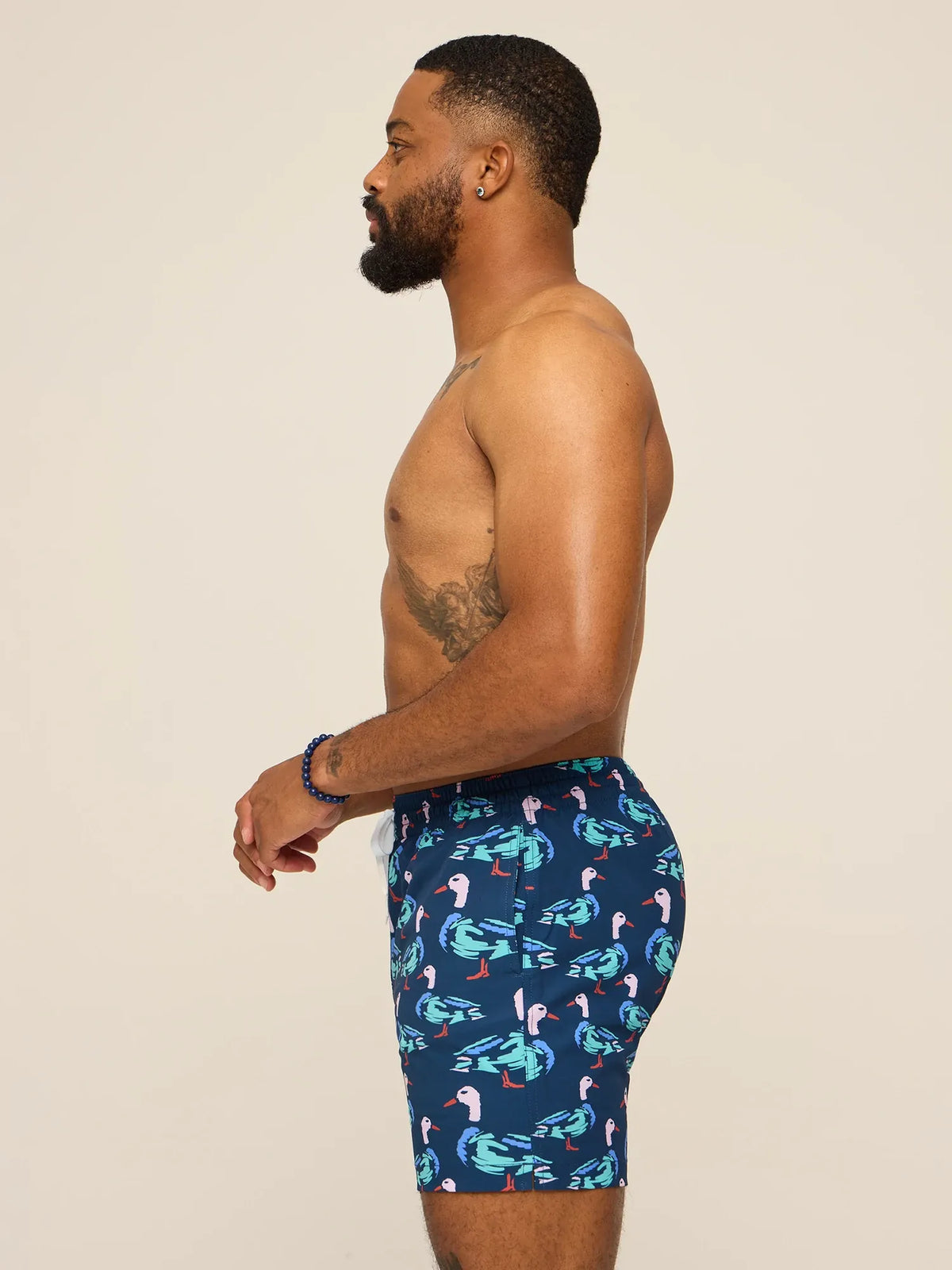 The Mallards are The Moments 5.5" (Classic Lined Swim Trunk)- Green