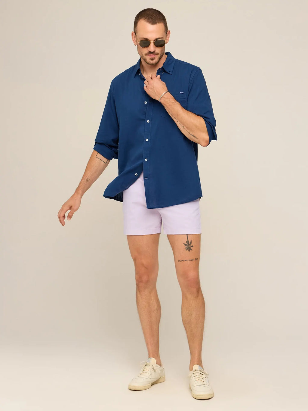 The Midnight Marine (LS Resort Weave Friday Shirt)