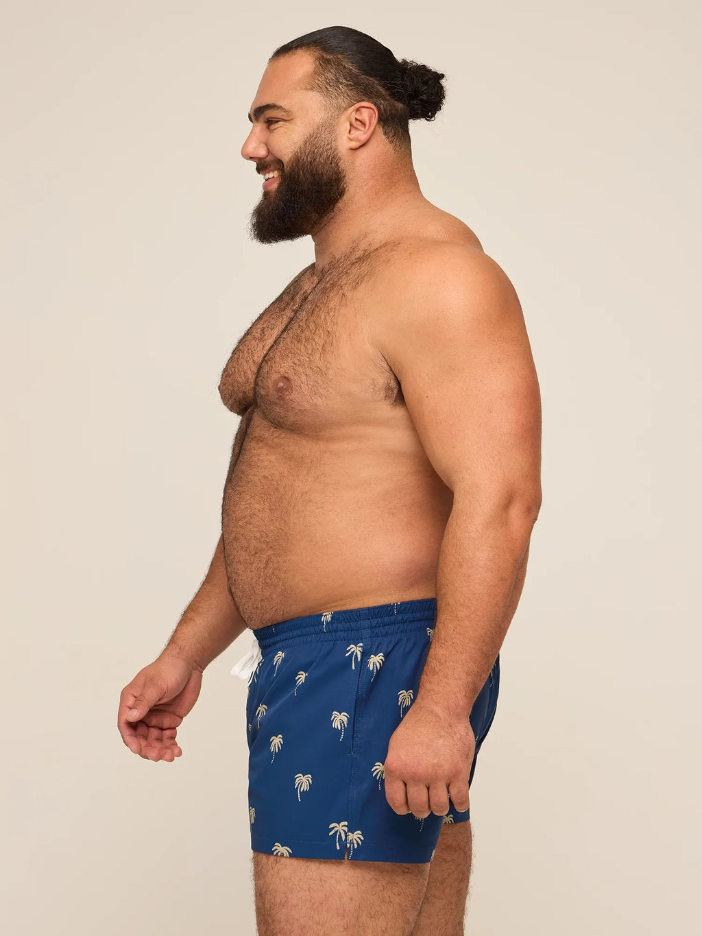 The Midnight Palms 2" (Classic Lined Swim Trunk)