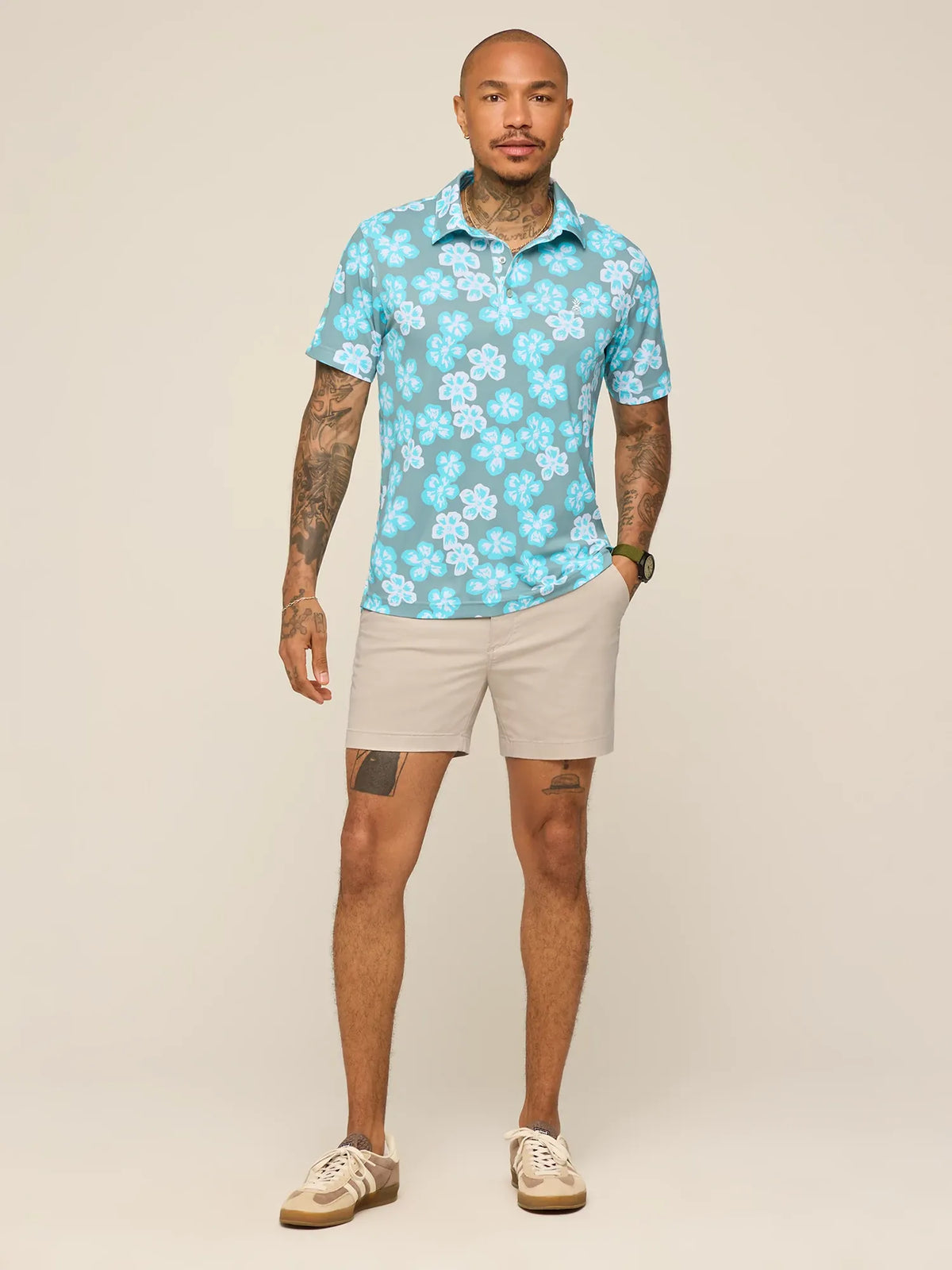 The Pink Pedal (Range Polo)- Green