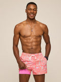 The Pyramid Poolsides 4" (Classic Lined Swim Trunk)
