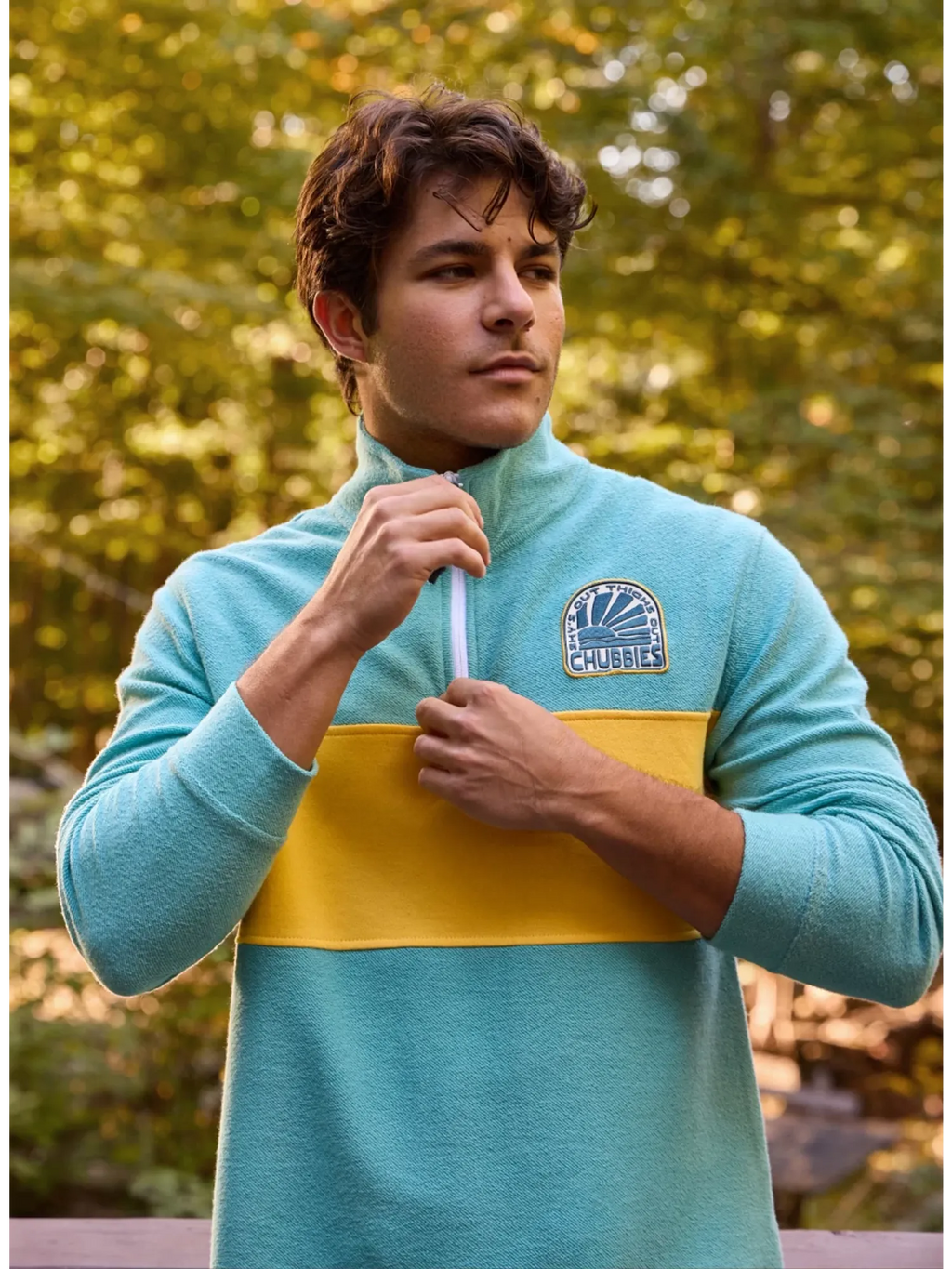 The Frozen Lake (Blocked Quarter Zip)