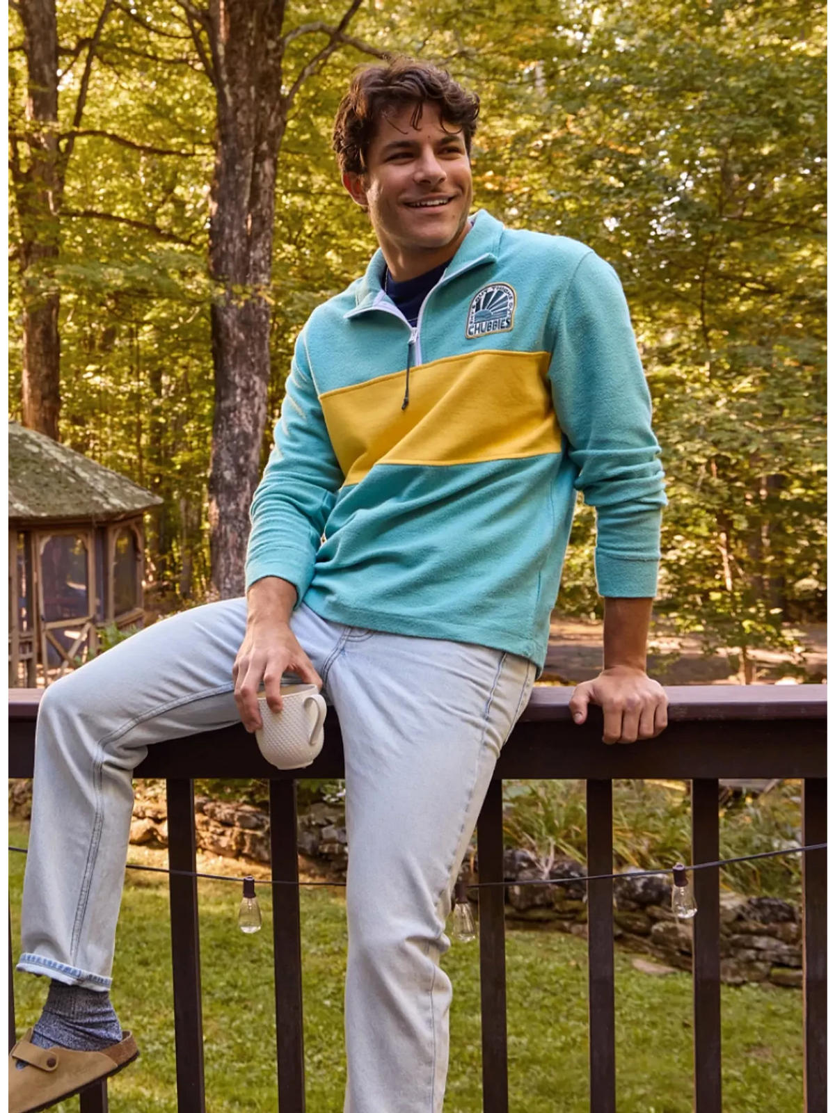 The Frozen Lake (Blocked Quarter Zip)