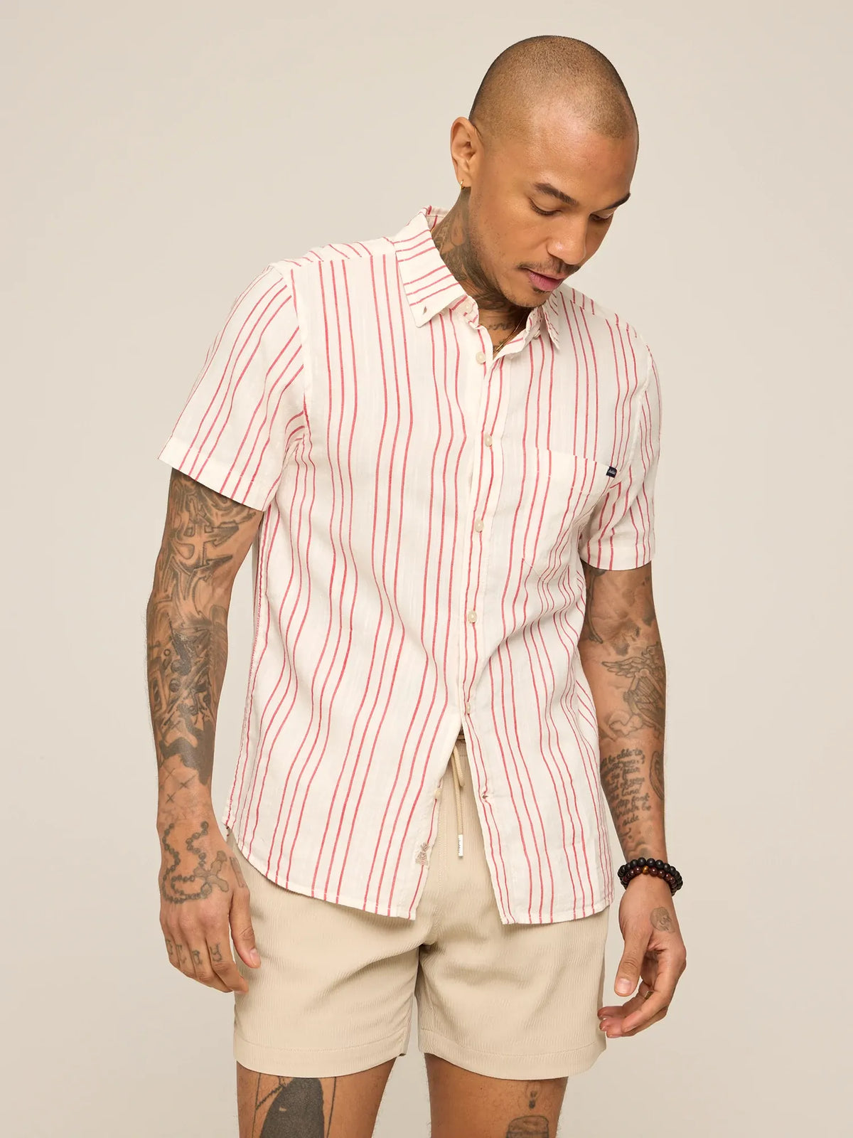 The Ruby Ribbon (Resort Weave Friday Shirt)