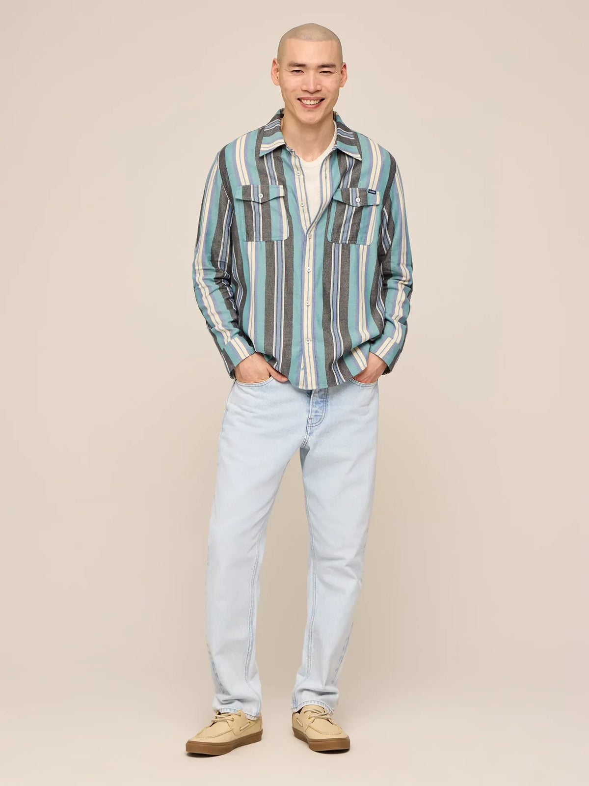 The Salt and Sail (Featherweight Flannel)- Green