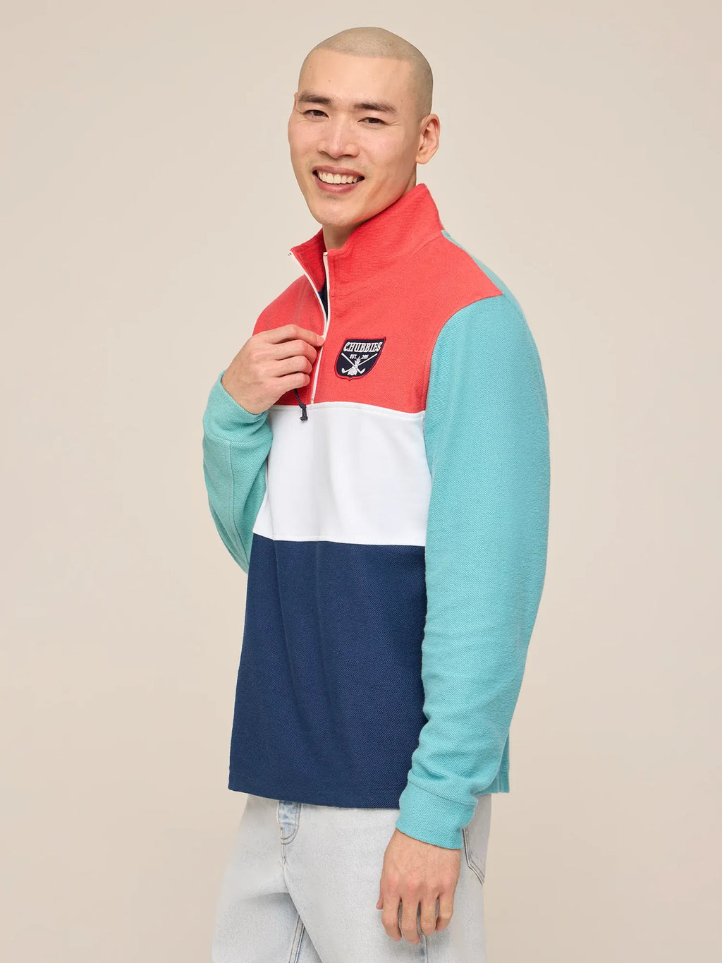 The Salute (Blocked Quarter Zip)