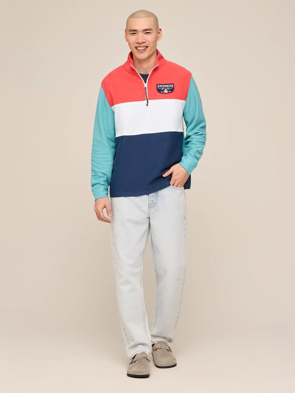 The Salute (Blocked Quarter Zip)