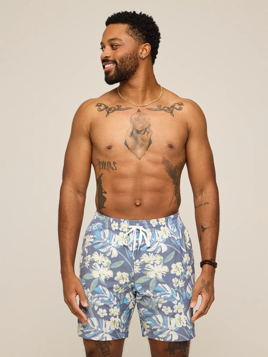 The Starry Night Stems 7" (Classic Lined Swim Trunk)