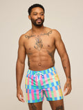 The Technicolor Stitches 5.5"(Classic Swim Trunk)