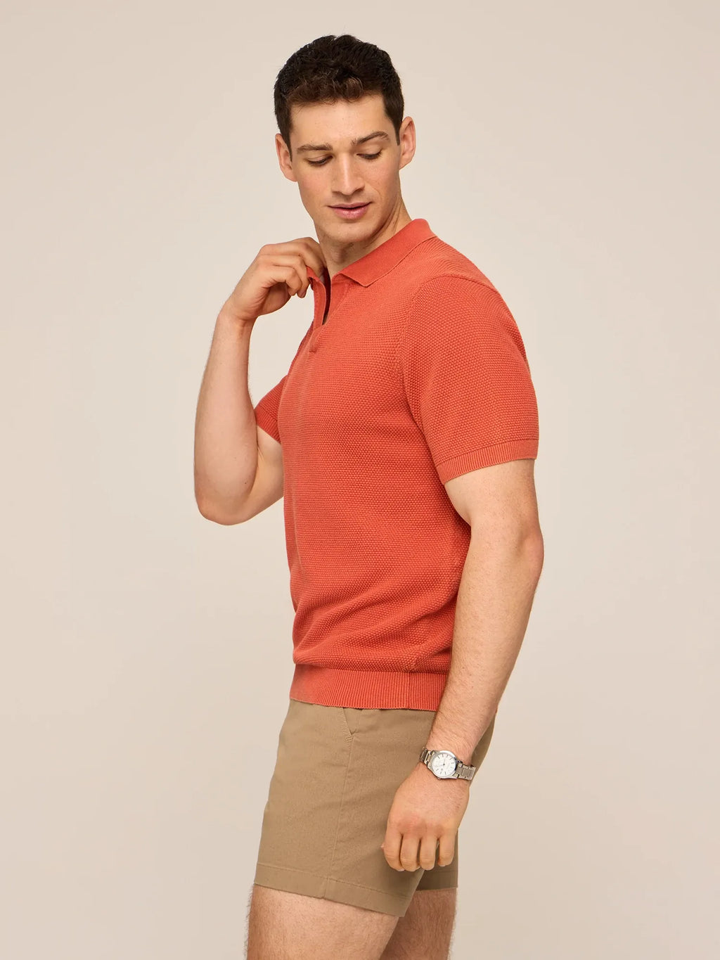 The Terracotta (Knit Polo)