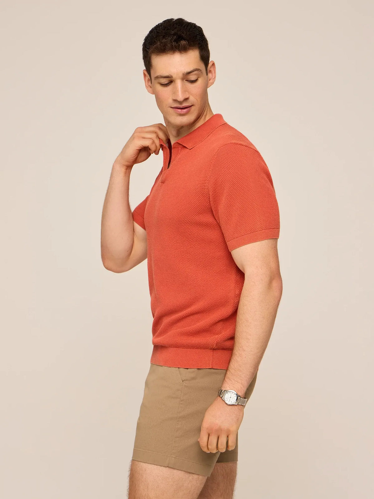 The Terracotta (Knit Polo)