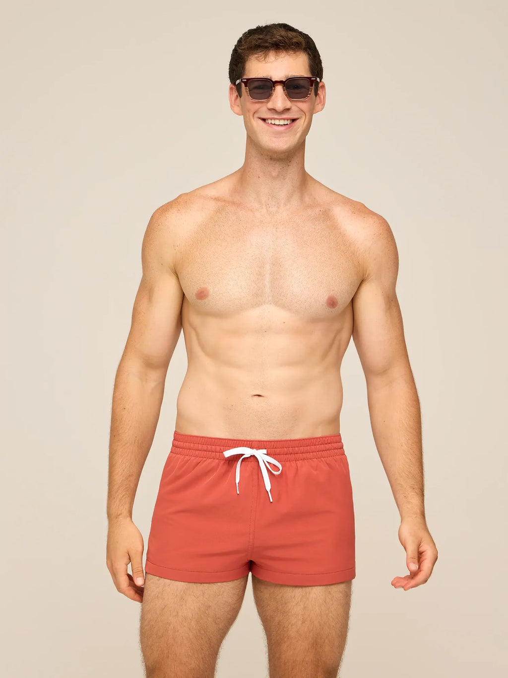 The Terracottas 2" (Classic Lined Swim Trunk)