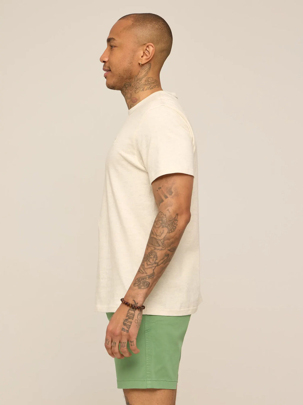 The 24/7, 365 (Essential Non Pocket T-Shirt)- Oatmilk Heather