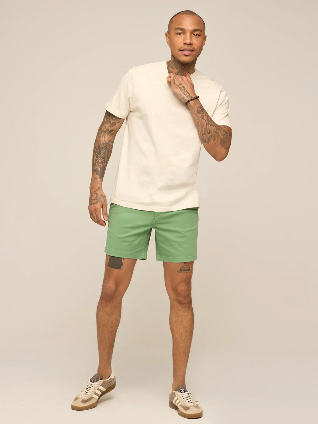 The 24/7, 365 (Essential Non Pocket T-Shirt)- Oatmilk Heather