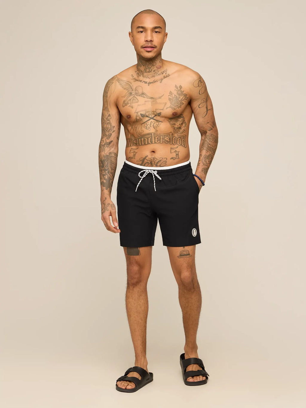 The Capes 7" (Classic Lined Swim Trunk) - blue liner